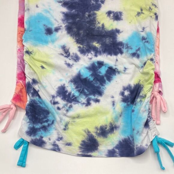 Justice Girls Tie Dye Short Sleeve Side Ruched T-Shirt Dress 2-Pack Size M (10) - Picture 2 of 10